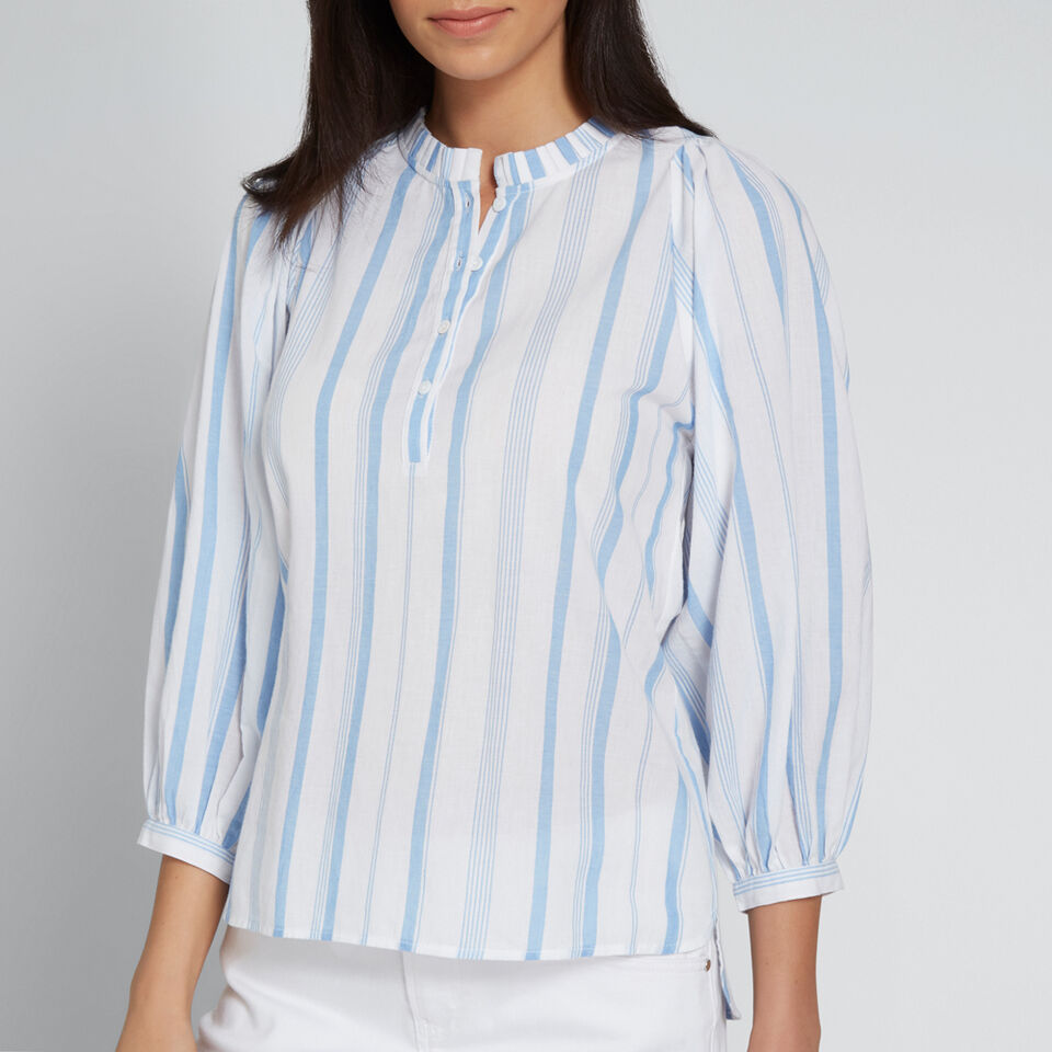 Stripe Cotton Shirt  