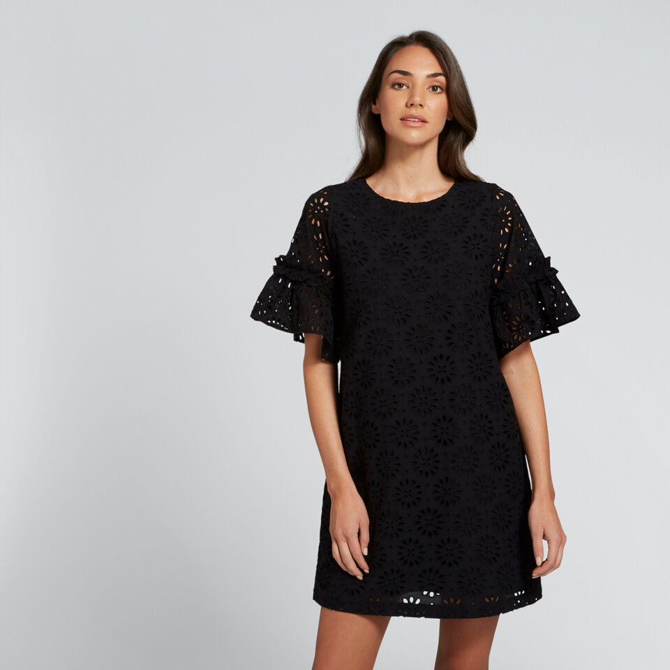 All-Over Broderie Dress  