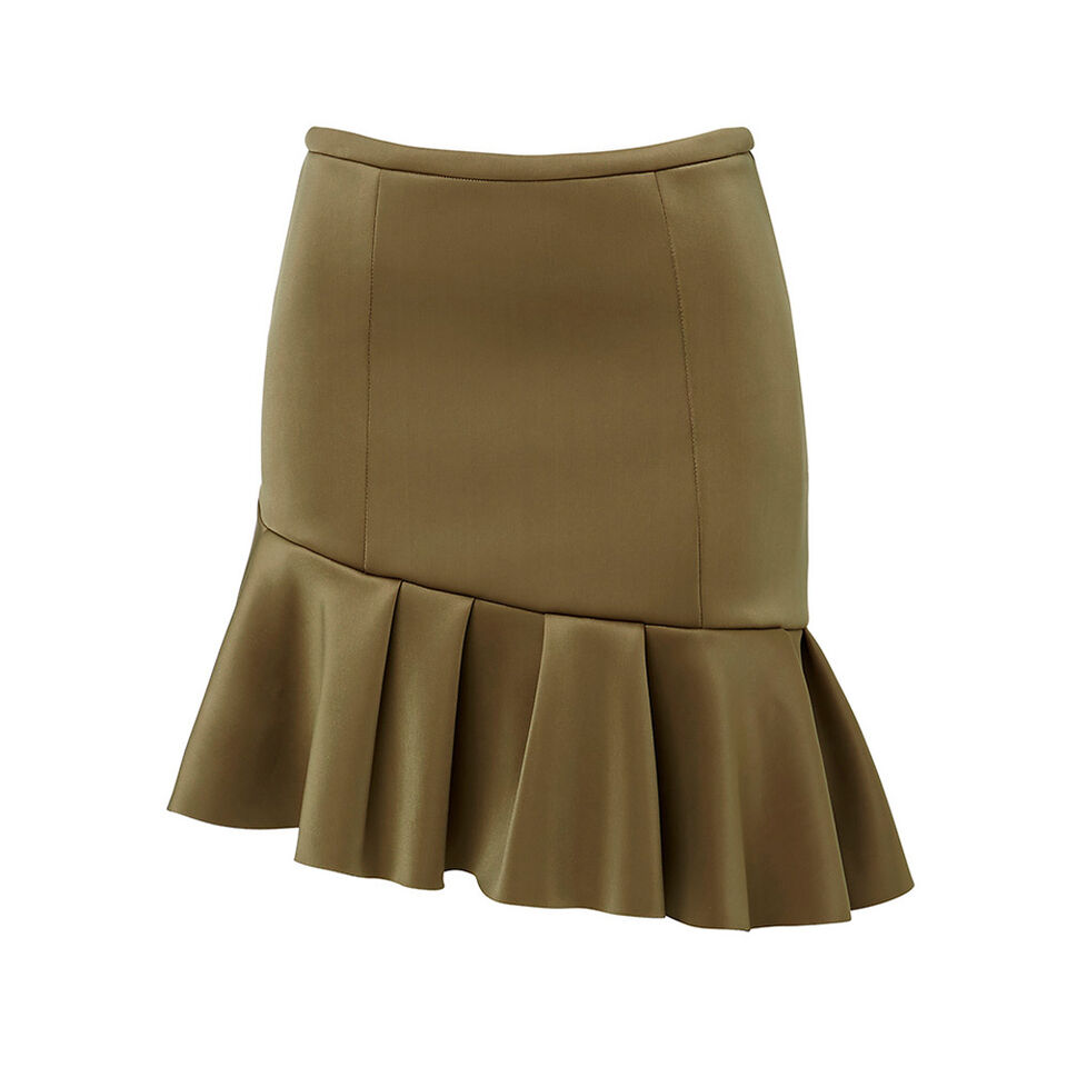 Collection One Side Mini Frill Skirt  