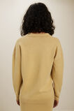 Knit Polo Sweater  Fawn  hi-res
