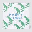 Dino Party Time Card    hi-res