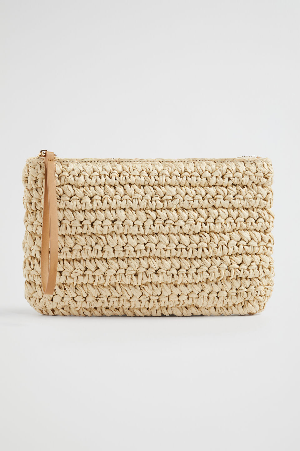 Seed Straw Pouch  Natural