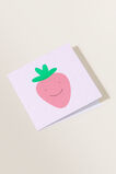 Small Strawberry Card  Multi  hi-res