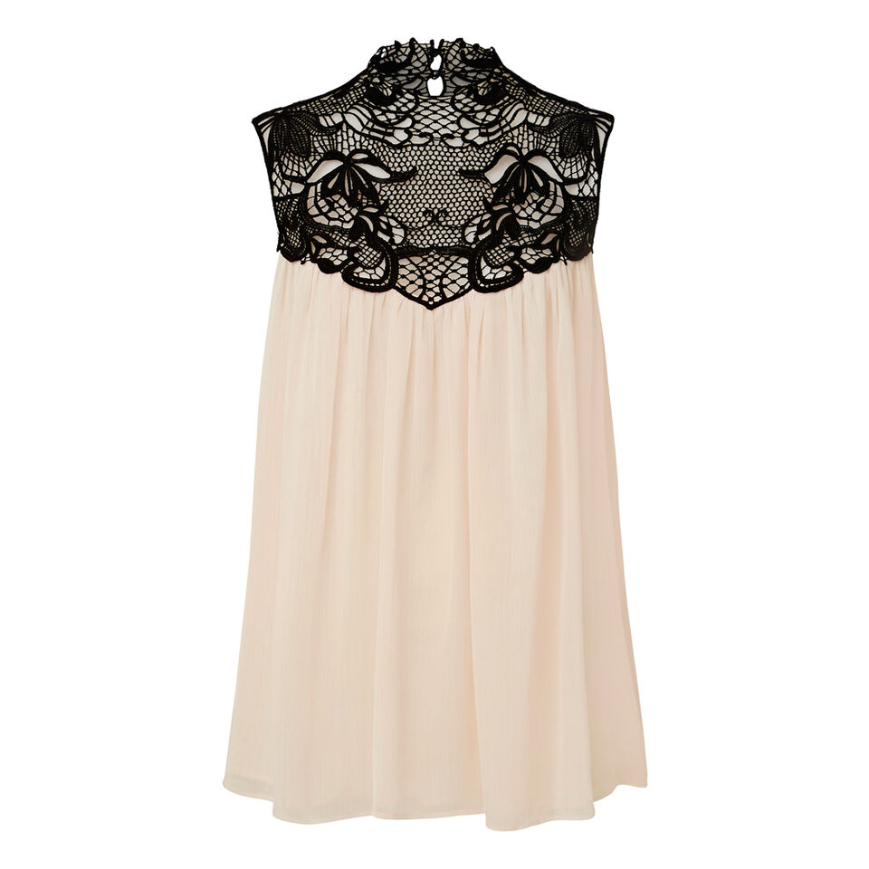 Lace Floaty Top  