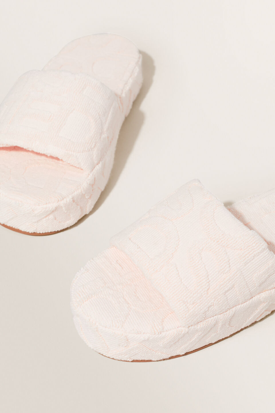 Christa Terry Towel Sandal  Pale Blossom