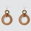 Tort And Rattan Earring  2  hi-res