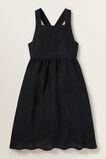 Linen Pocket Pinafore Dress    hi-res