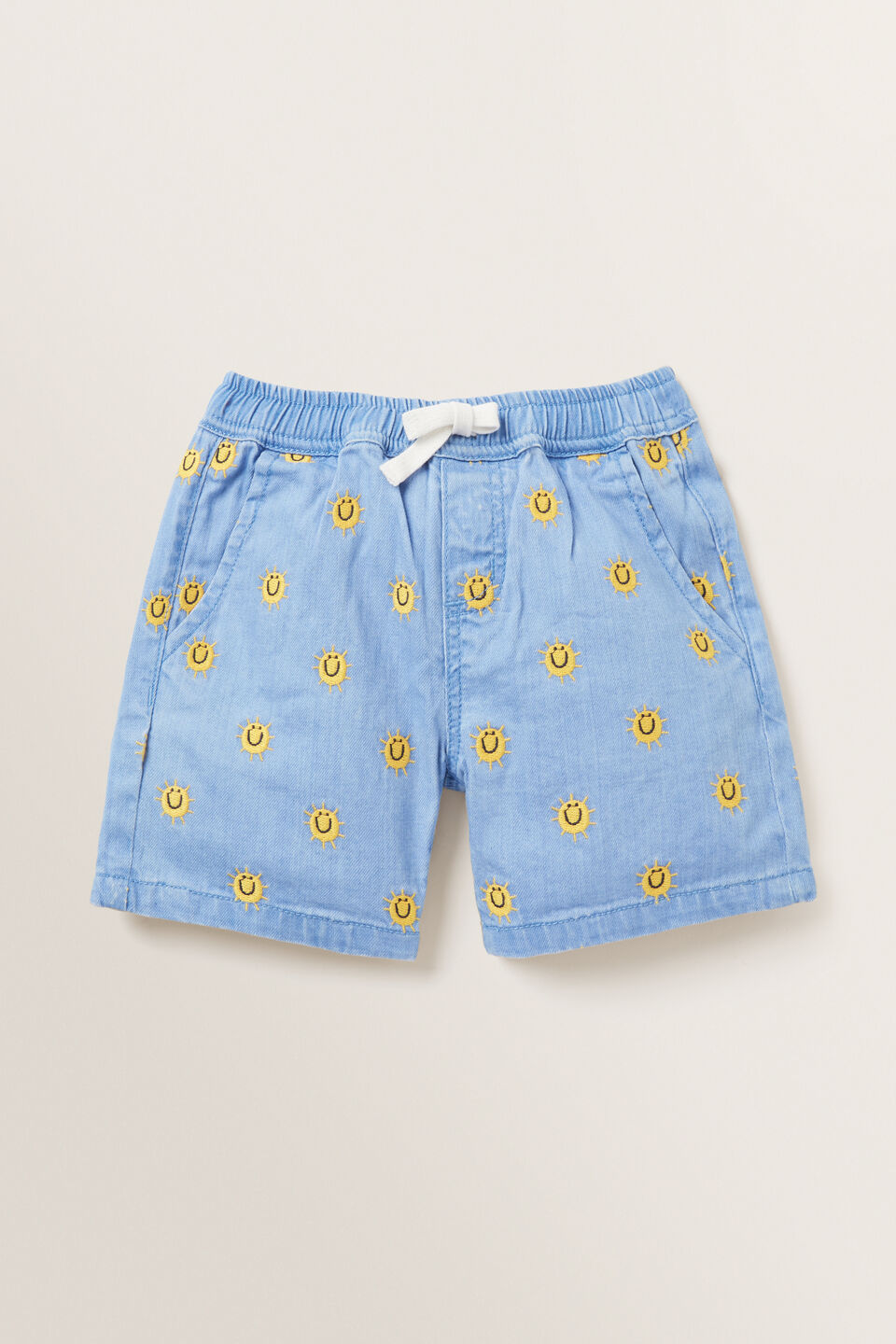 Sun Embroidered Short  