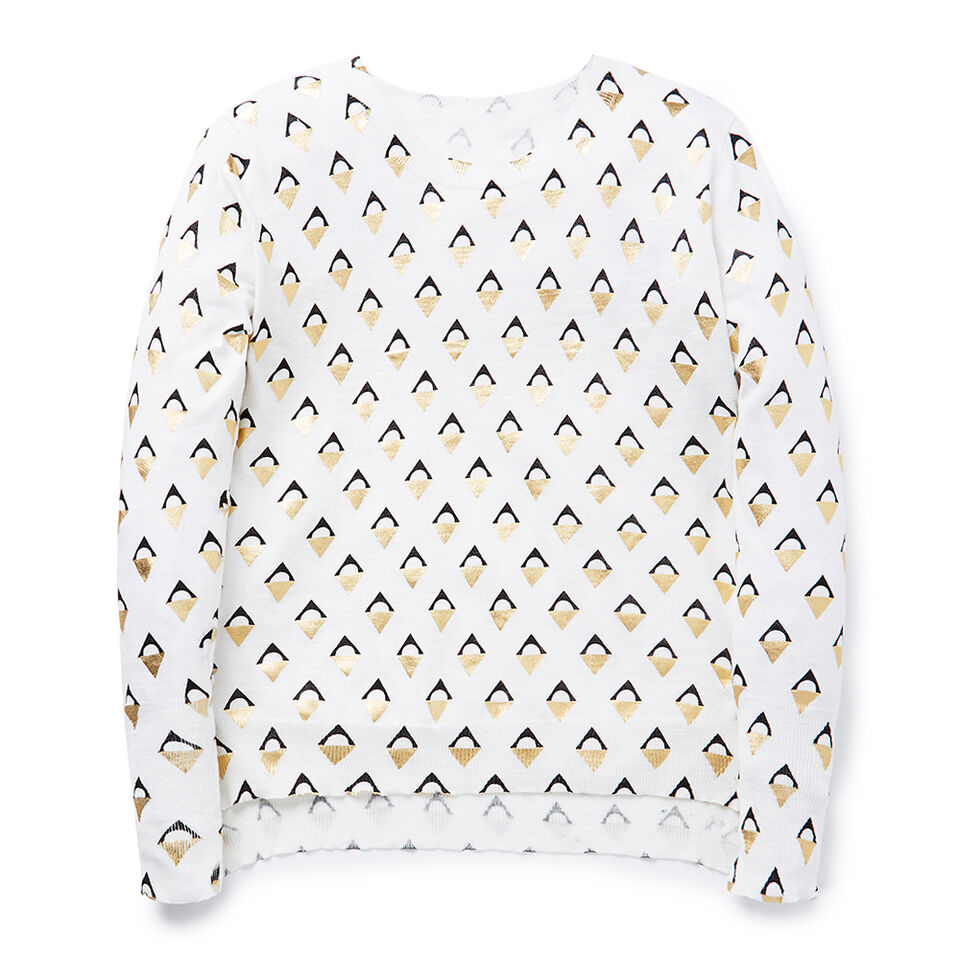 Foil Geo Sweater  