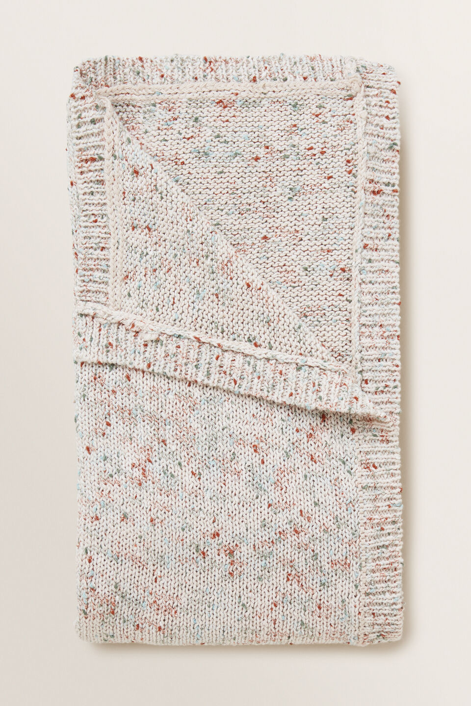 Knit Speckle Blanket  