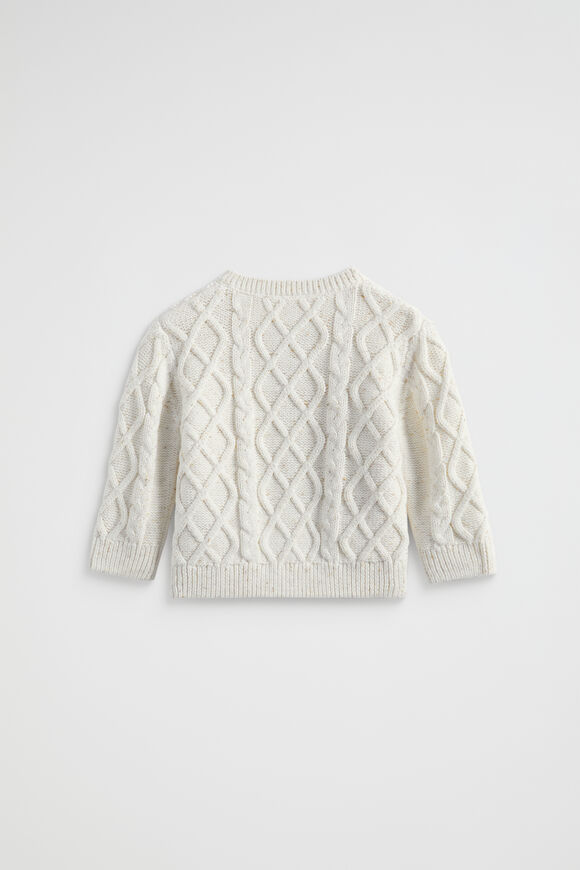 Speckle Cable Cardigan  Speckle  hi-res