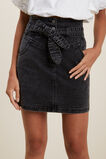 Denim Skirt  Washed Black  hi-res