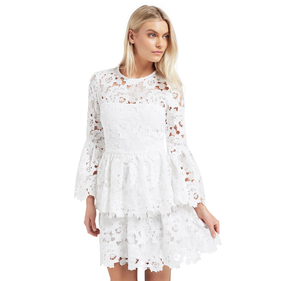 Bell Frill Lace Dress  1