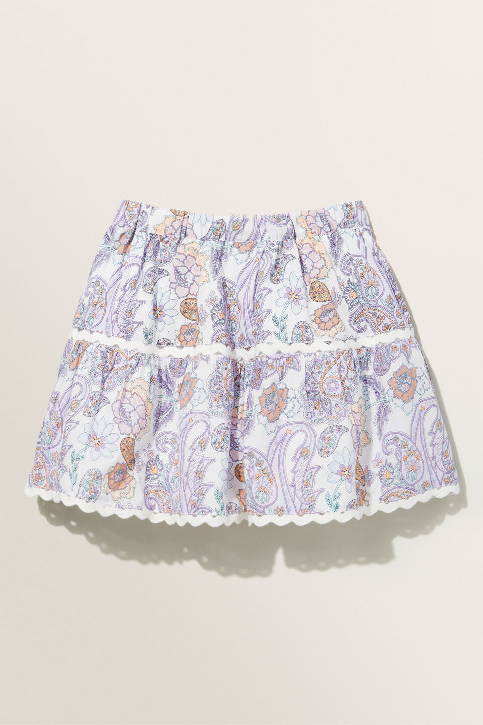 Paisley Skirt  Violet