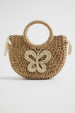 Butterfly Paper Straw Bag  Multi  hi-res