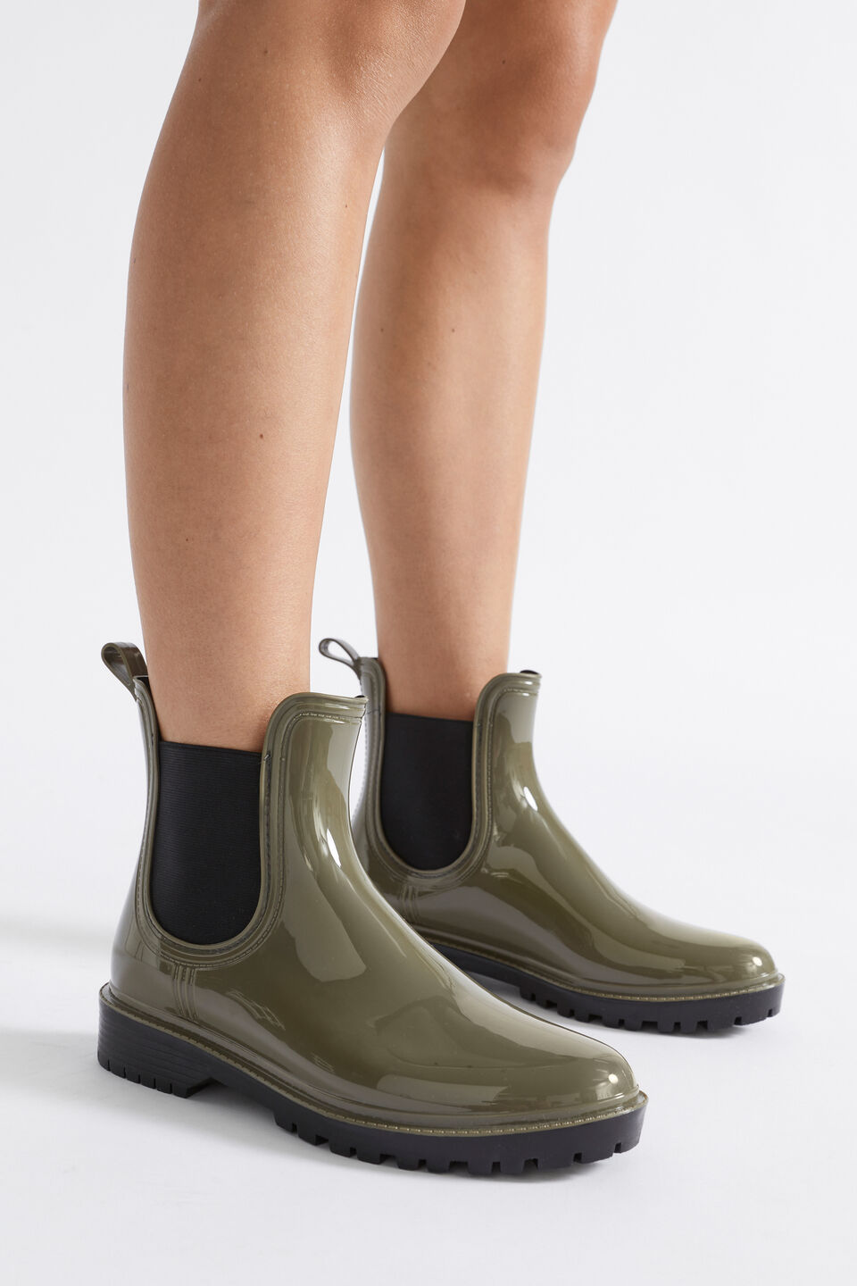 Emily Jelly Ankle Boot  Fern