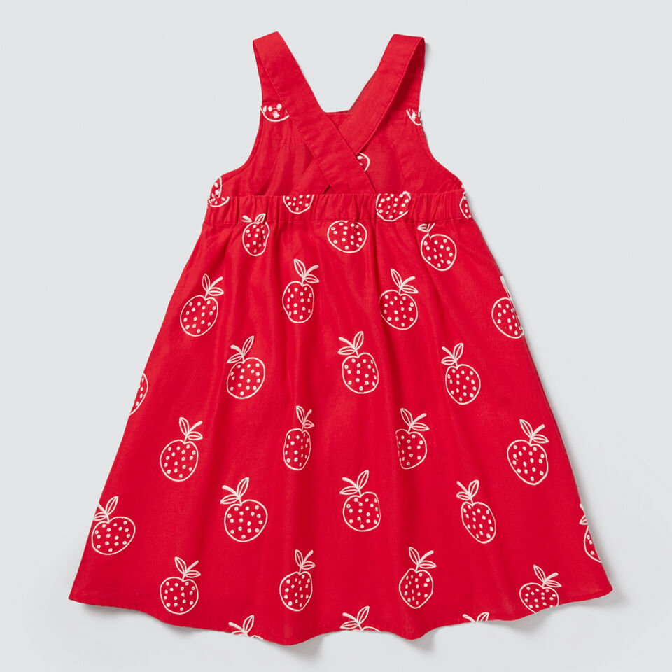 Apple Embroidered Dress  