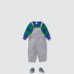 Woven Stripe Overall    hi-res