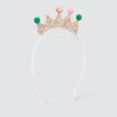 Pom Pom Crown Headband    hi-res