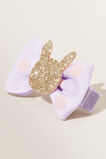 Glitter Bunny Polkadot Bow  Multi  hi-res