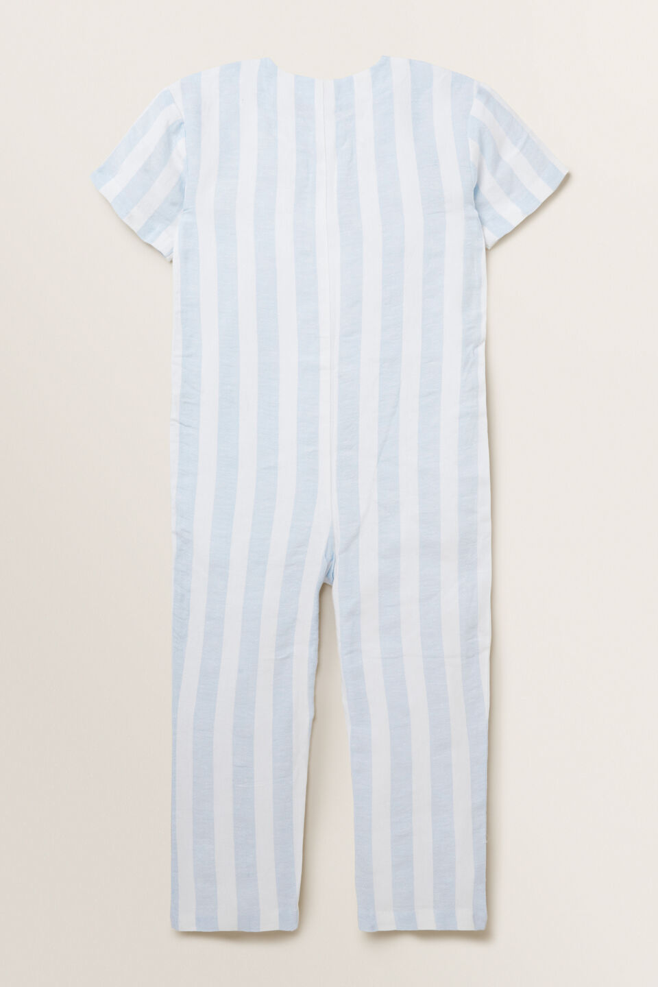 Stripe Jumpsuit  Baby Blue