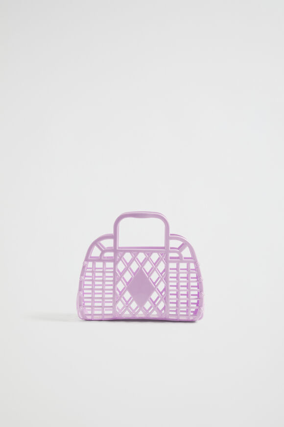 Retro Mini Basket  Lilac  hi-res