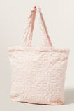 Terry Towelling Tote  Pale Blossom  hi-res