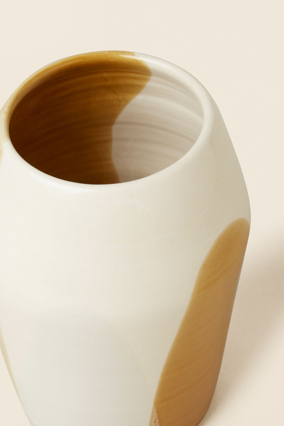 Arlo Large Vase  Caramel
