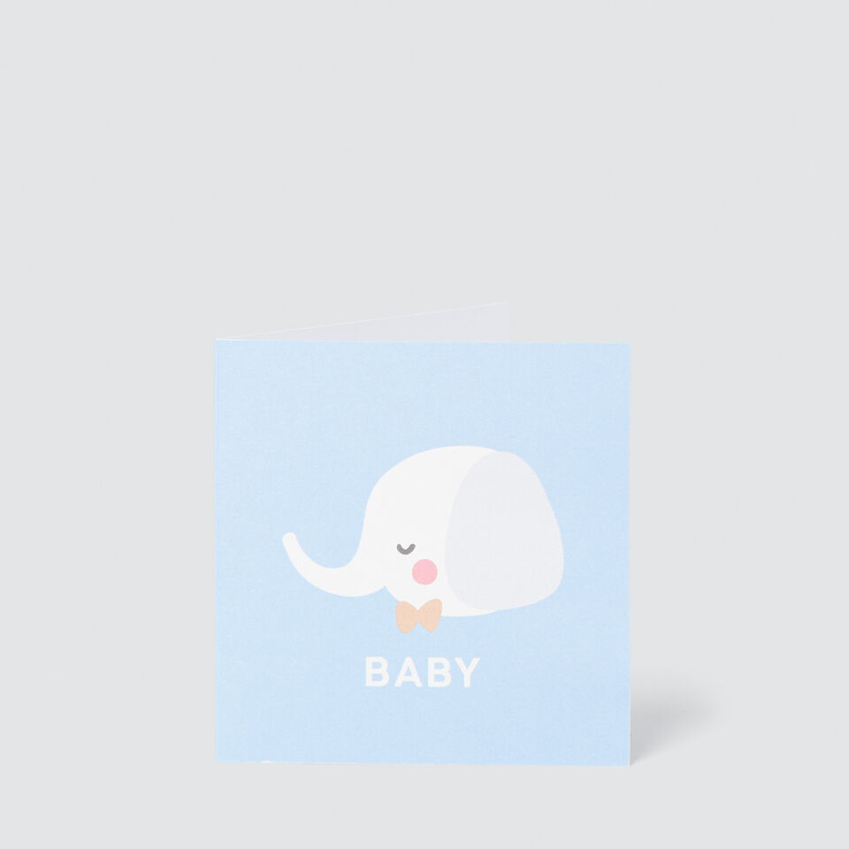 Small Baby Elephant Card  