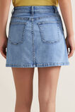 A-Line Denim Mini Skirt    hi-res