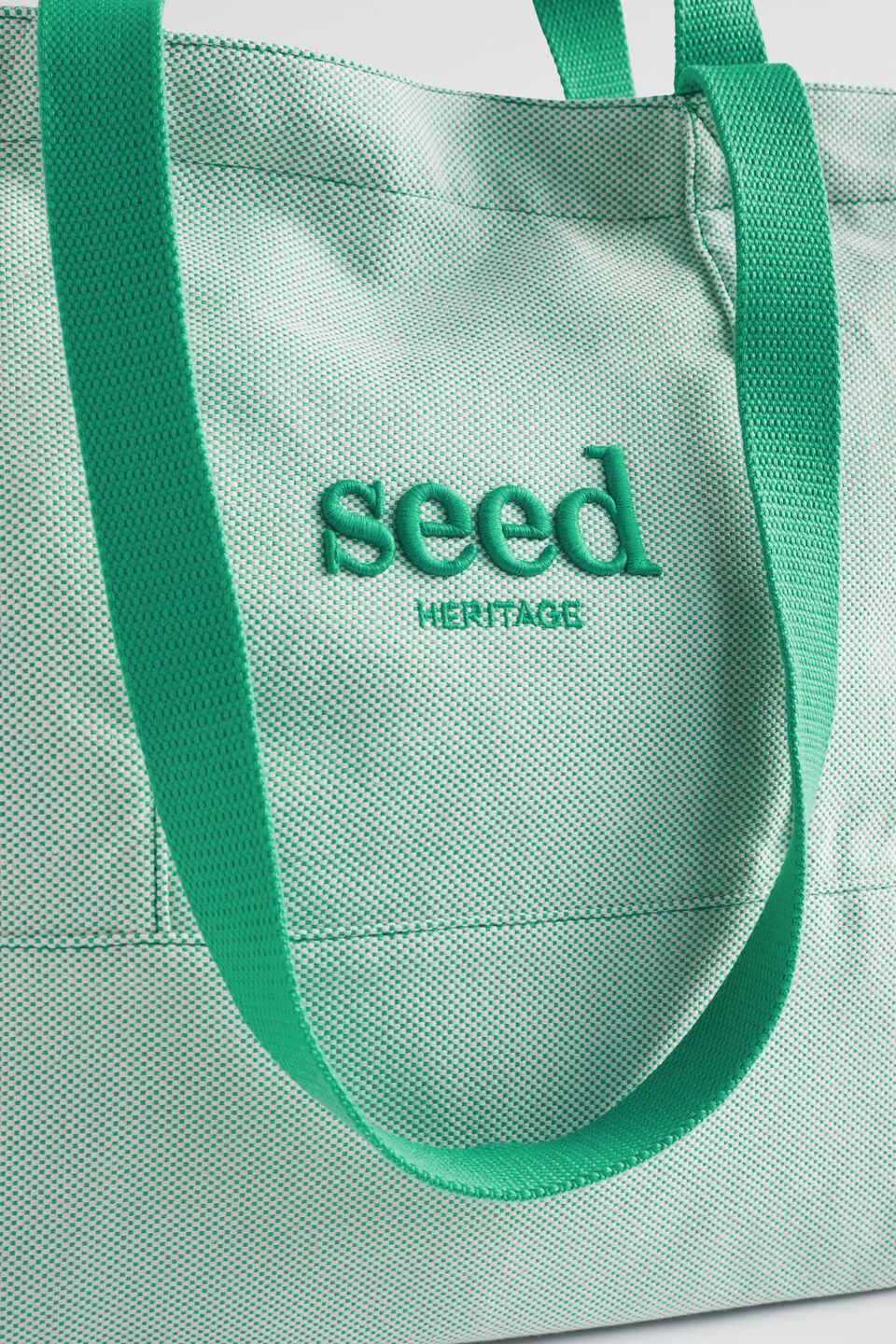 Seed Overnight Bag  Deep Teal Natural
