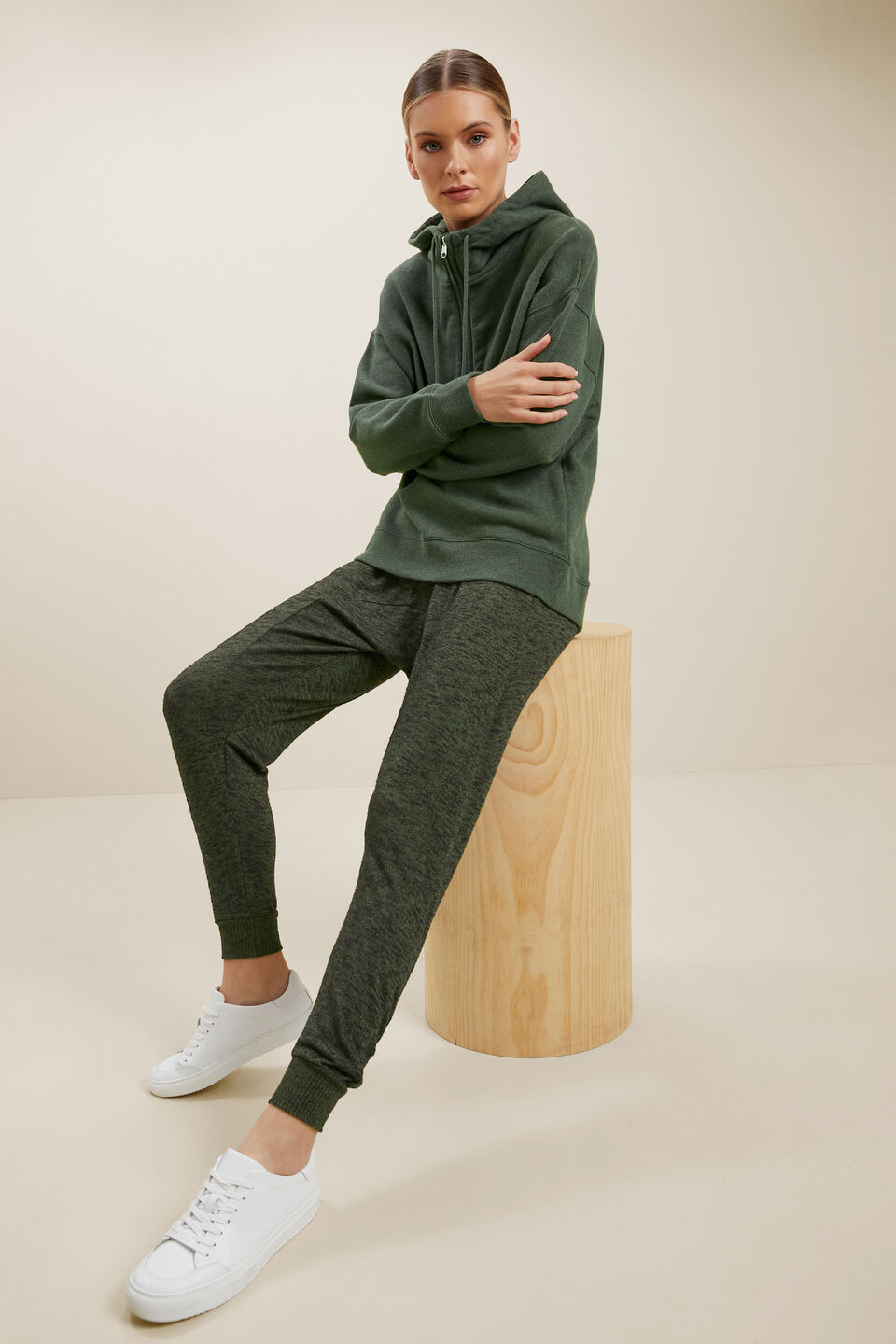 Supersoft Trackpant  Basil Marle