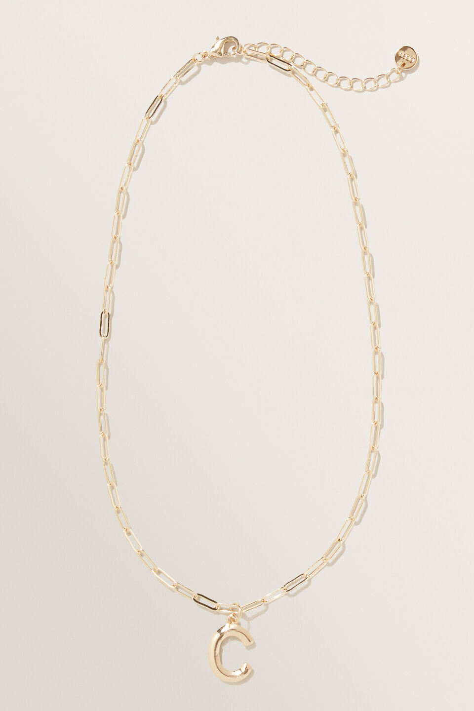Initial Chain Necklace  C