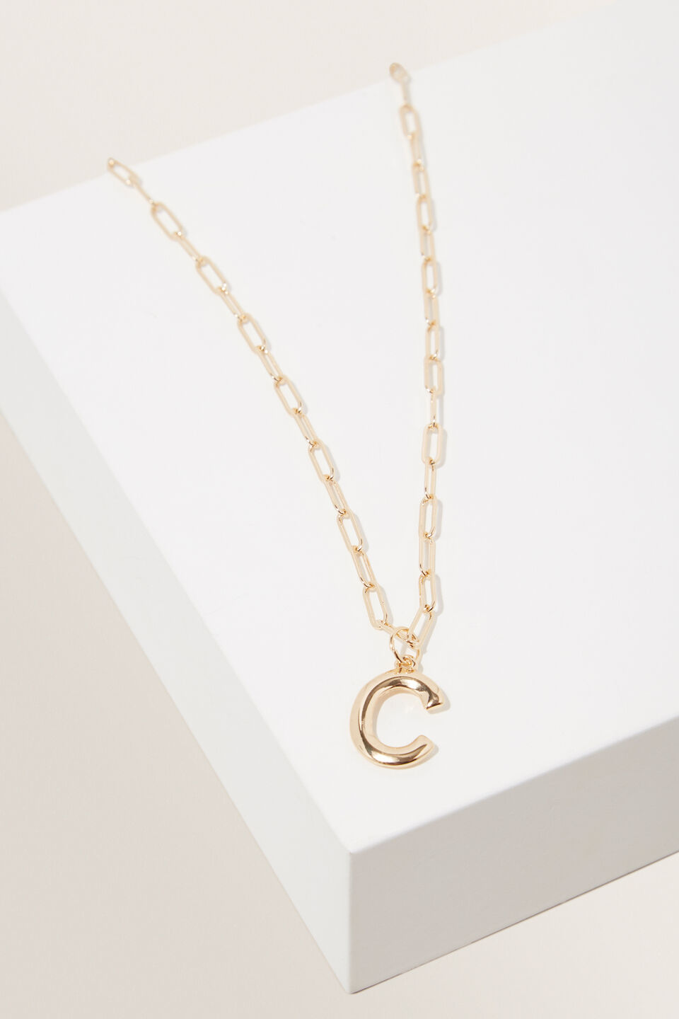 Initial Chain Necklace  C