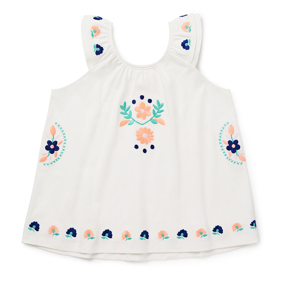 Folk Embroidered Top  