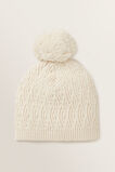 Pointelle Knitted Beanie    hi-res