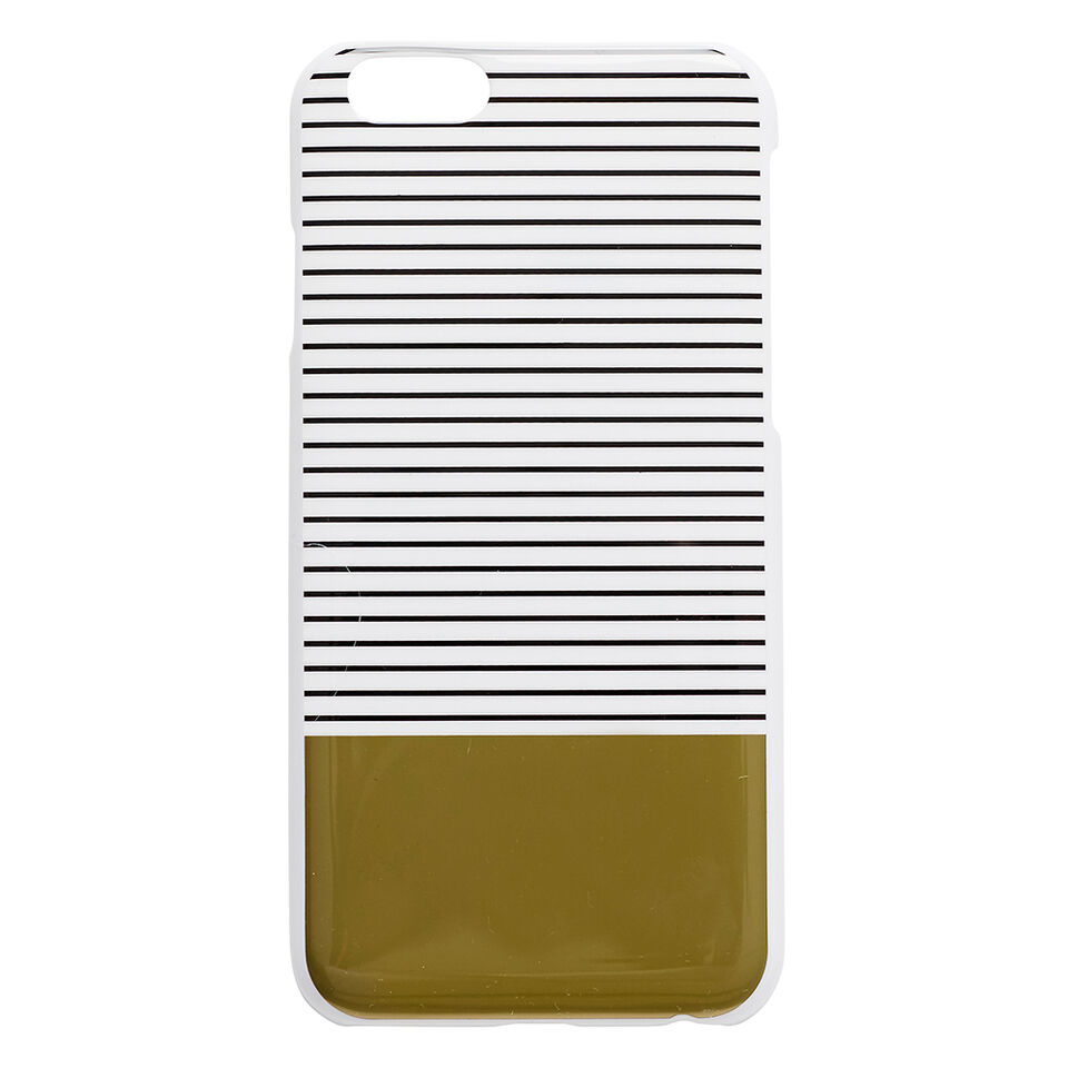 Stripe and Gold Phone Case 6  