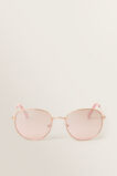 Rose Gold Wire Sunglasses    hi-res