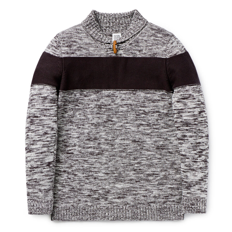 Shawl Knit Sweater  