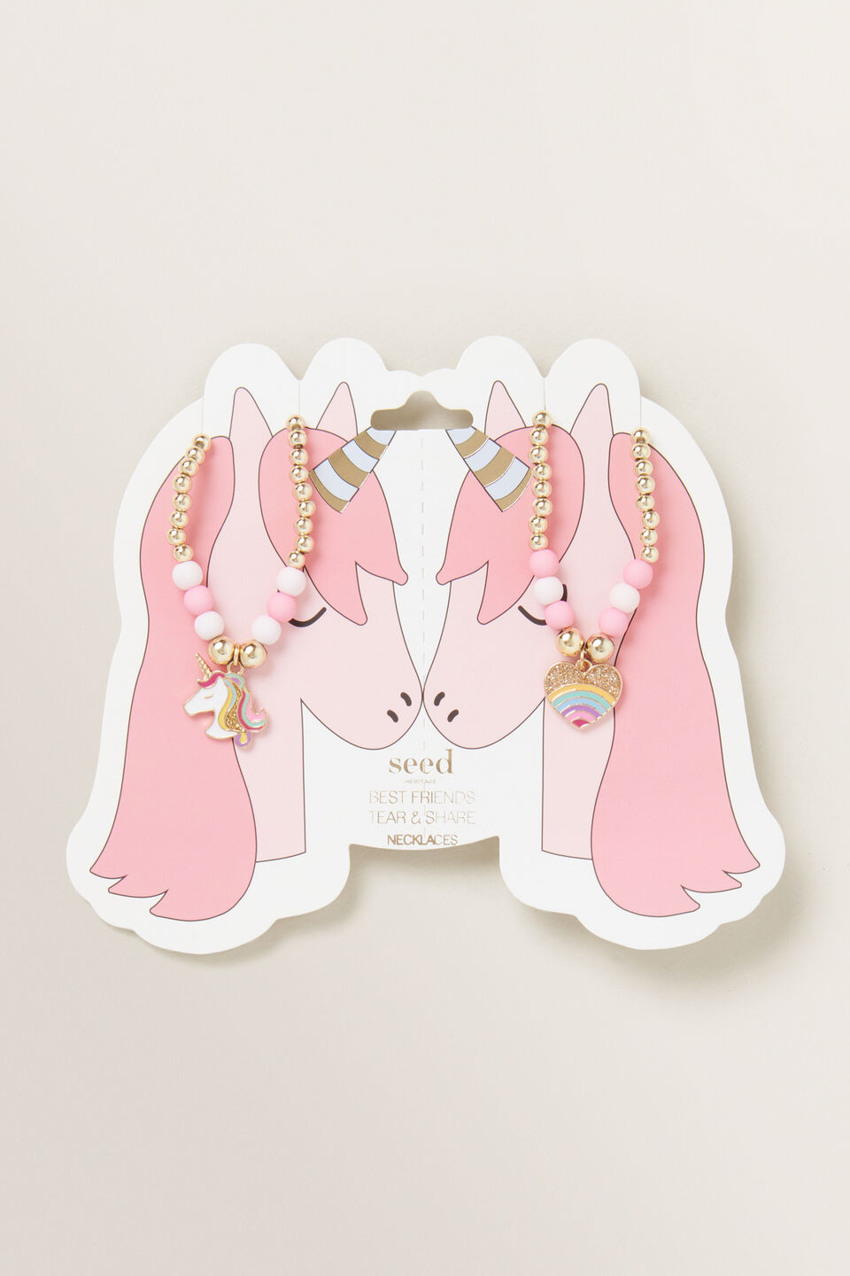 Tear And Share Unicorn Necklace  