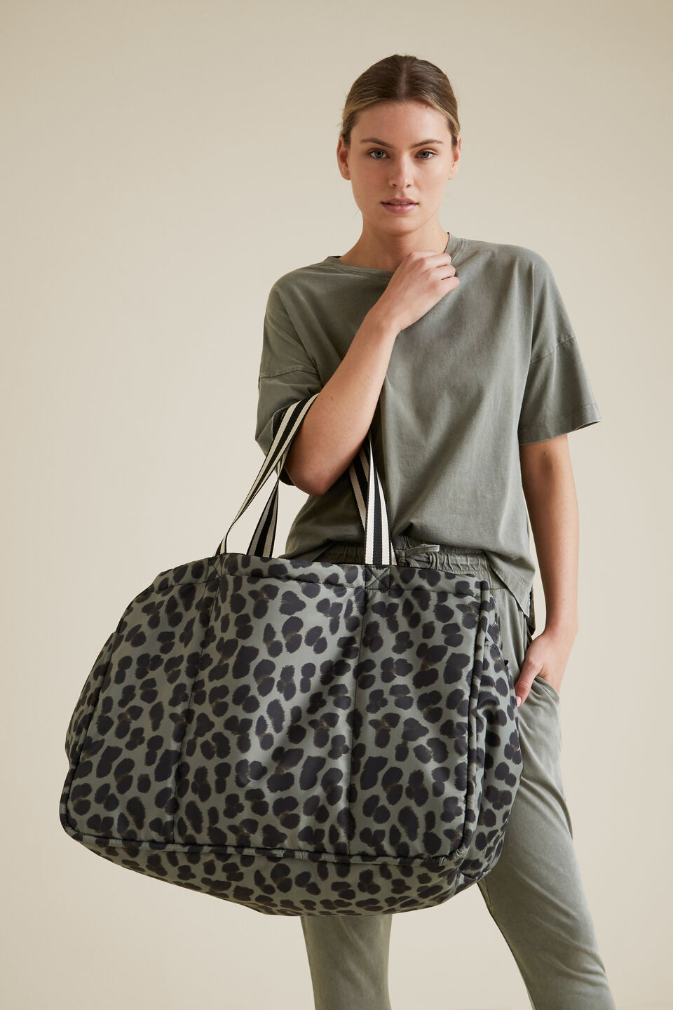 Oversized Leisure Tote  
