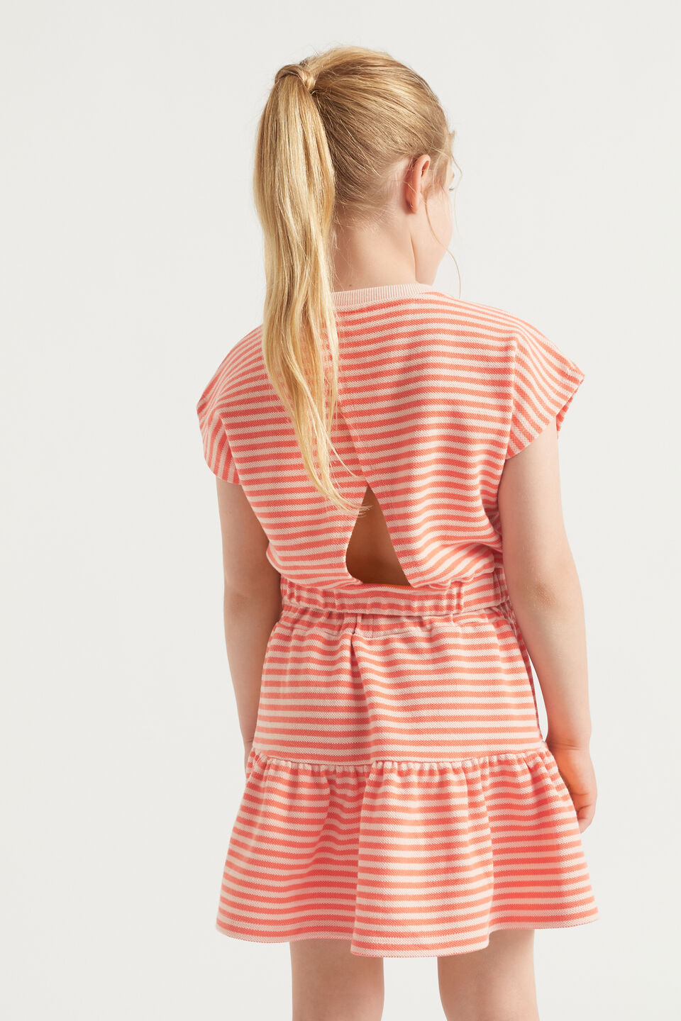 Fashion Stripe Skirt  Watermelon