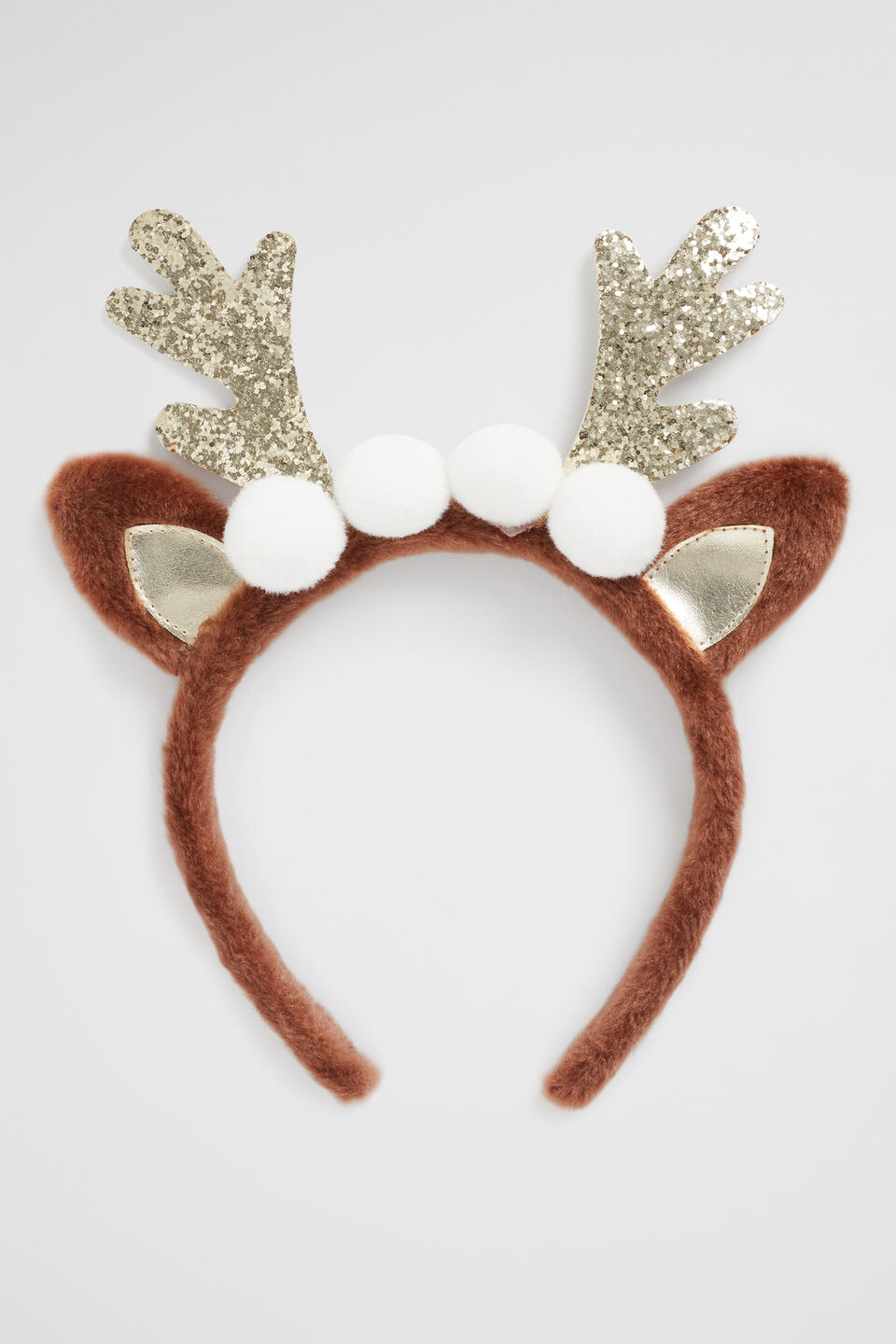 Fur Reindeer Headband  Multi
