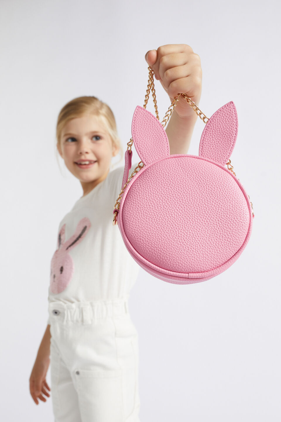 Circle Bunny Bag  Camelia