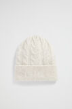 Cable Knit Beanie  Oat Marle  hi-res