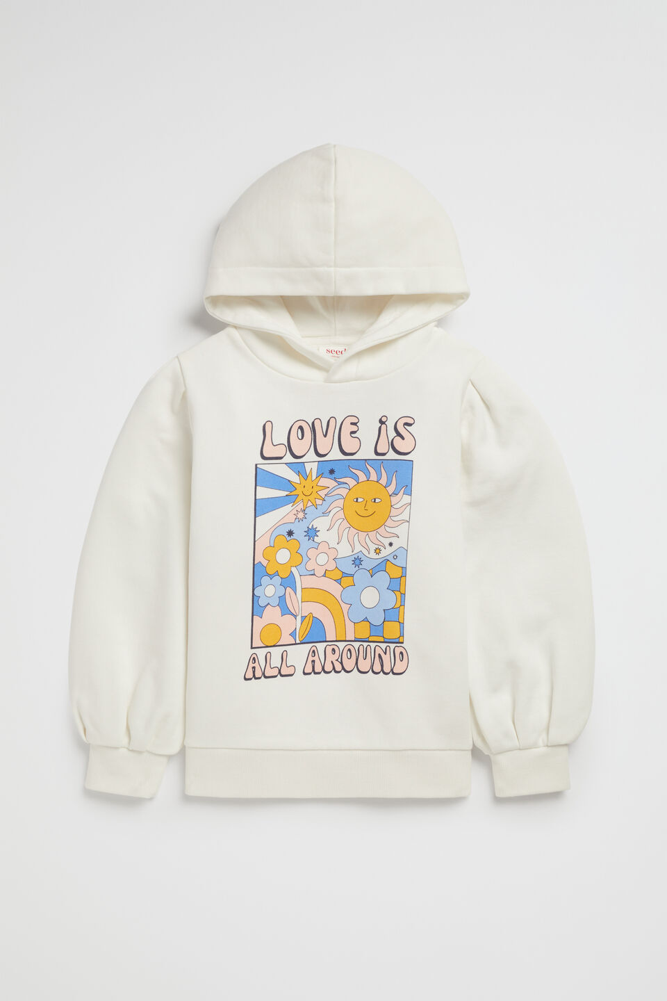 Love Is All Around Hoodie  Canvas