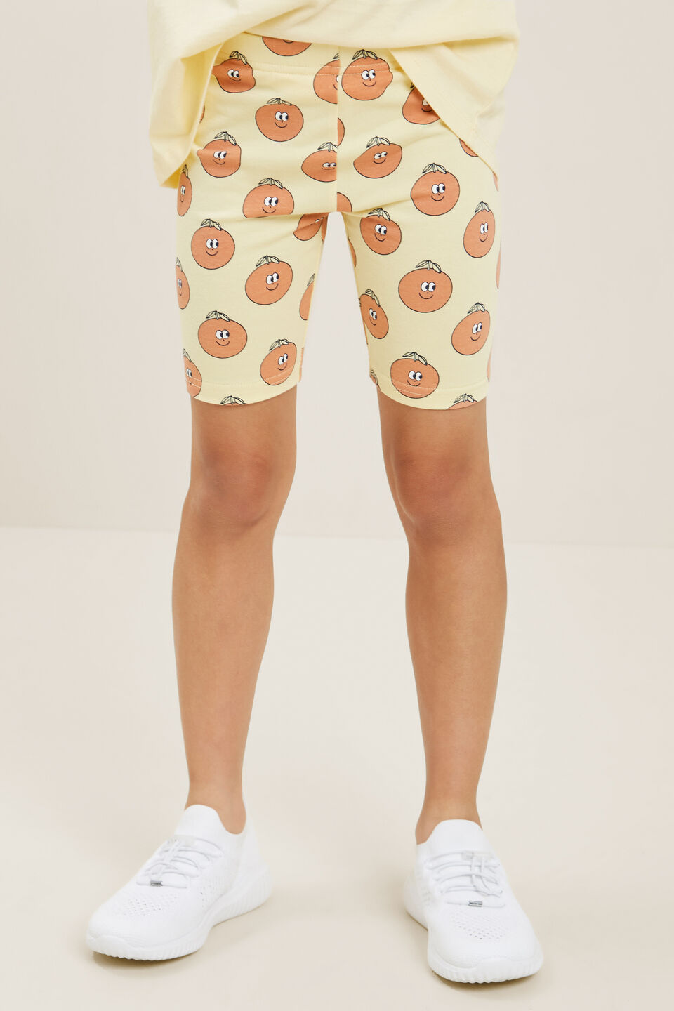 Orange Bike Shorts  Buttercup