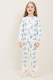 Blue Bunny Long Sleeve Pyjamas  Arctic Blue  hi-res