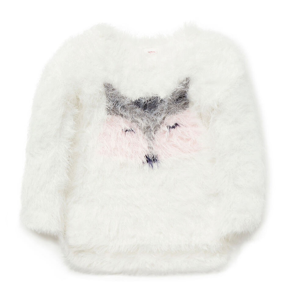 Fluffy Racoon Sweater  
