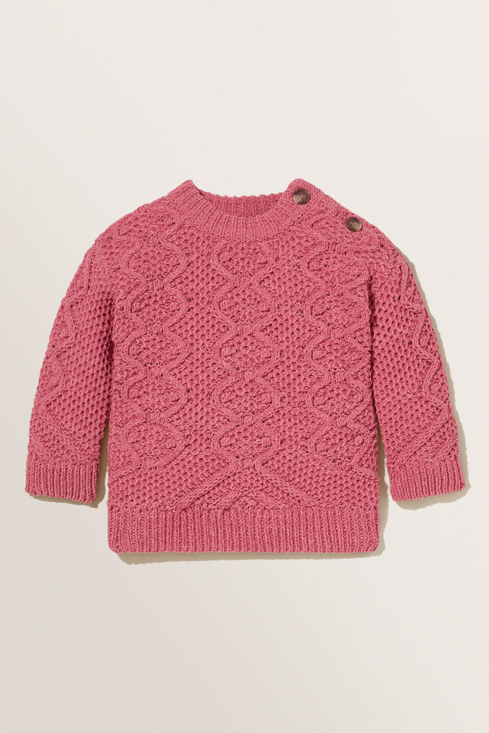 Cable Knit  Berry